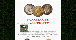 Desktop Screenshot of falconecoins.com